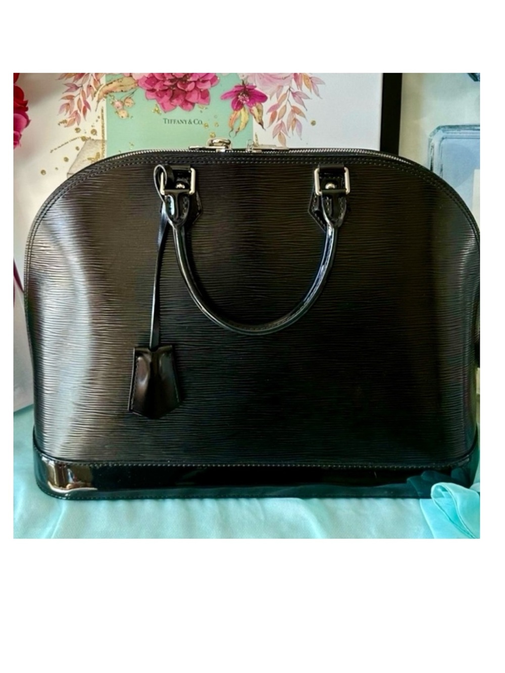 Vintage Louis Vuitton Alma GM electric epi EUC black epi Leather - Picture 17 of 17
